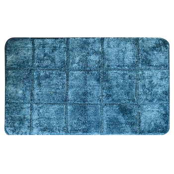 Коврик д/ванной Delphinium "Плитка" (45см х 75см) микрофибра, темно-синий 103348 *1/25 Коврик д/ванной Delphinium "Плитка" (45см х 75см) микрофибра, темно-синий 103348 *1/25
