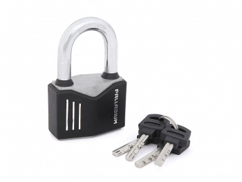 Замок навесной прорезиненный 900S-50 блистер Палладиум *1/6/36