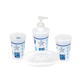 Набор для ванной комнаты Океан А8042С 4 предмета 106082 *1/48 Набор для ванной комнаты Океан А8042С 4 предмета 106082 *1/48