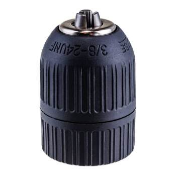 Патрон для дрели 13мм БЗП резьба 3/8" корпус пластик (2907-13-3/8) ЗУБР  *1/36 Патрон для дрели 13мм БЗП резьба 3/8" корпус пластик (2907-13-3/8) ЗУБР  *1/36