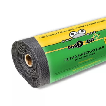Сетка москитная шир.1,0м, рулон 30м Черная MSN030RB "Nadzor" *30/120