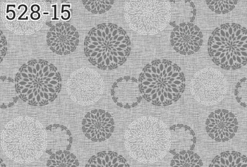 Клеёнка на нетканой основе "Мажор" "Фантазия" стальная-серая шир.1,35м 528/15 "Колорит" *20