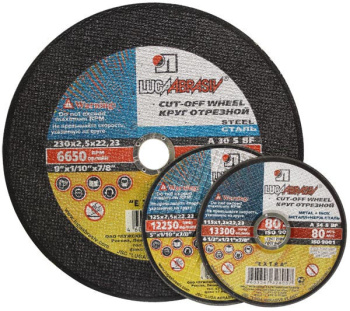 Круг отрезной 355*3,5*25,4 по МЕТАЛЛУ А24 S BF 80 2 ручн. (Луга) *1/20