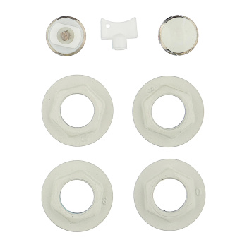 Набор для монтажа радиаторов Royal Thermo, 1/2", без кронштейнов, белый