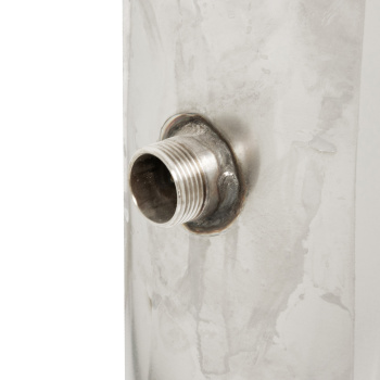 Бак выносной горизонтальный 60л., нержавейка 0,8мм (штуцер 3/4) *1