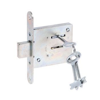 Замок врезной Омега ЗВ 8-4 3кл. сувальдный плоский ригель Димитровград *1/15