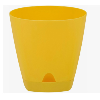 Кашпо пластм. "Amsterdam"  8,0л d верха 250мм h244мм прикор.полив Спелая груша ING6202СГ *1/6