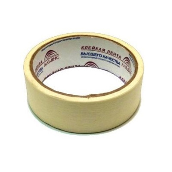 Лента клейкая малярная 25мм х 13м АЛЬЯНС *12/72