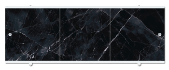 Экран под ванну "Премиум А" (АЛЮМ. РАМА) Графитовый 1,68м *2