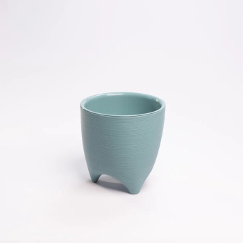 Кашпо пластм. "Де Коста" 2,25л d верха 160мм h160мм со вставкой Тиффани ДК16-28 *1/10