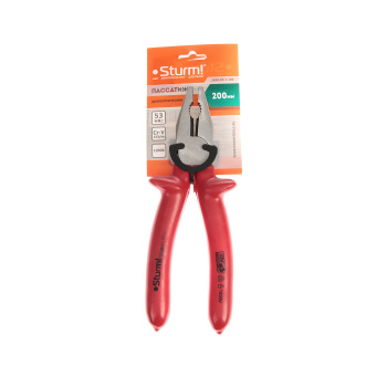 Плоскогубцы 200мм STURM 1000В диэлектр.ручки (арт.1020-03-1-200) *1/6/60