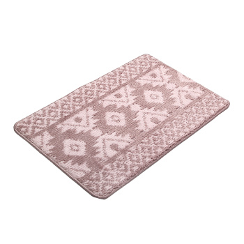 Коврик д/ванной Bombini "Classic" (50см х 80см) Пыльная роза CLT 201807 *1/40