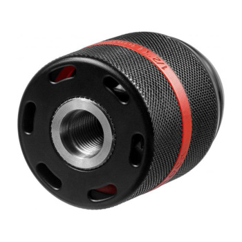 Патрон для дрели 13мм БЗП резьба 1/2" корпус металл с фиксатором ударный (29072-13-1/2) ЗУБР  *1/36 Патрон для дрели 13мм БЗП резьба 1/2" корпус металл с фиксатором ударный (29072-13-1/2) ЗУБР  *1/36