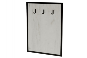 Вешалка ХВОЯ 600*18*817мм ДУб ГРЕЙ *1