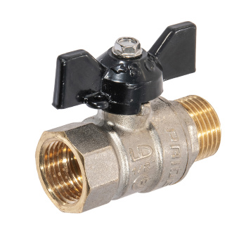 Кран шаровый 1/2" (Ø15) М/П ручка LD Pride 47.15. (аналогХЮ76) *1/17 Кран шаровый 1/2" (Ø15) М/П ручка LD Pride 47.15. (аналогХЮ76) *1/17