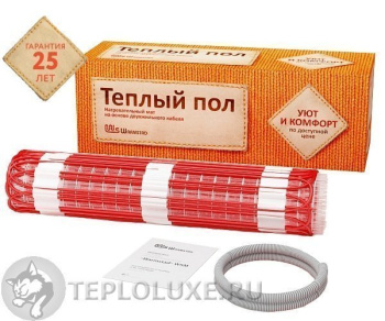 Мат нагревательный 2.4х0.5 м Warmstad, 175 Вт, 1.2 м² Мат нагревательный 2.4х0.5 м Warmstad, 175 Вт, 1.2 м²