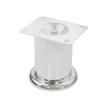 Опора мебельная 80мм нерегулируемая хром SANBERG *1/100