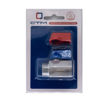 Кран шаровый 1/2" (Ø15) М/П MINI СТМ CWMFM012 *1/144 Кран шаровый 1/2" (Ø15) М/П MINI СТМ CWMFM012 *1/144