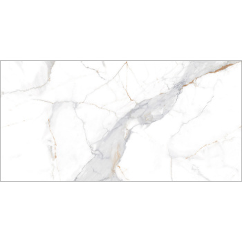 Керамогранит 1.44 м² Global Tile Calacatta Imperial GT120606103PR, 1200х600х9 мм, полированный, белый