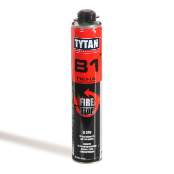 Пена монтажная профессиональная 750 мл TYTAN В1, огнестойкая