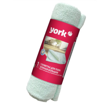 Салфетка д/уборки д/пола Х/Б 60х75см св.Зеленая/Синяя 022270 "York" *1/30 Салфетка д/уборки д/пола Х/Б 60х75см св.Зеленая/Синяя 022270 "York" *1/30