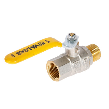 Кран шаровый 1/2" (Ø15) ГАЗОВЫЙ М/П ручка VALTEC VALGAS 272 *1/16