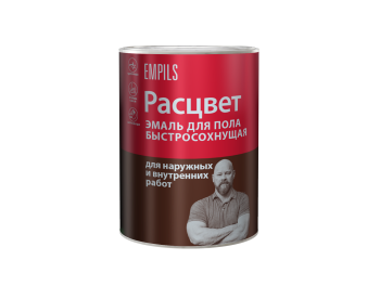 Эмаль алкидно-уретановая 1.9 кг для пола Расцвет, золотистая, быстросохнущая