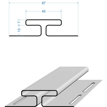 Профиль Н PREMIUM Графит (3м) Дёке