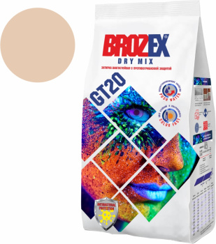 Затирка для швов 2 кг BROZEX GT20, брюле