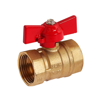 Кран шаровый 1" (Ø25) М/М бабочка СТМ (ОПТИМА) SOFFB001 *1/10/80