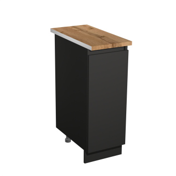 Шкаф напольный 300х850х600 мм BROZEX-WOOD Next, с дверцей, графит