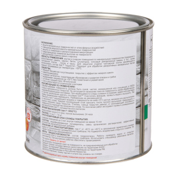 Лак акриловый DALI, для наружных и внутренних работ по камню и кирпичу, 0.75 л