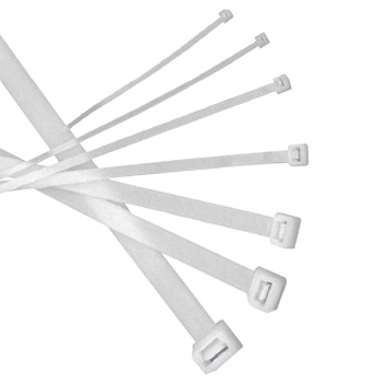 Хомут нейлон 4,8*300мм белый (100шт) АСРемХомут *1/25