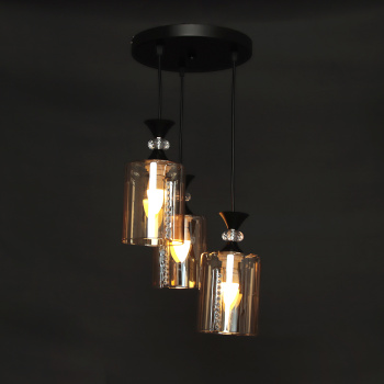 Люстра N5601/3H 3*40W  E27 (d-320; h-300/h800)  VERNER LIGHTING *1