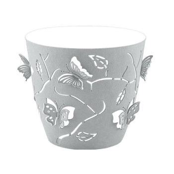 Кашпо пластм. "Butterflies" 2,5л d верха 175мм h164мм серый шторм PT401310025 ("Plast Team") *1/24 Кашпо пластм. "Butterflies" 2,5л d верха 175мм h164мм серый шторм PT401310025 ("Plast Team") *1/24