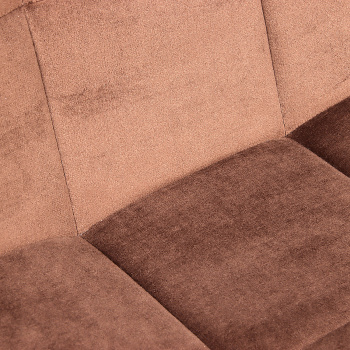 Кресло ТИФФАНИ ЛАЙТ, велюр КОНФЕТТИ ШОКОЛАД + металл.каркас ДИАМЕТР трубы 25 мм ЧЕРНЫЙ!*4