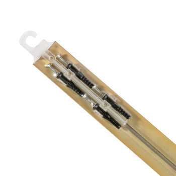 Порог-стык разноуровневый 40х900 мм Русский профиль, скрытый крепеж, дуб медовый