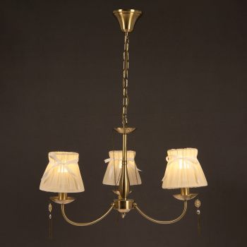 Светильник подвесной IL0023-3PSQ-24 AB CASTOR 40Вт Е14 S=18м2  *1