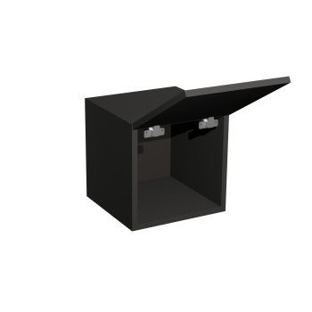 Шкаф навесной 300х300х550 мм BROZEX-WOOD Next, 3 ярус, графит