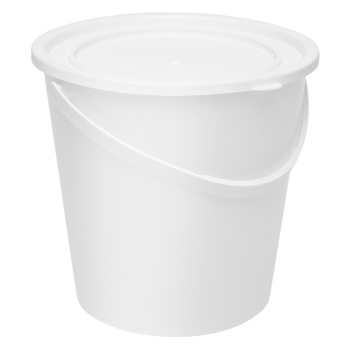 Ведро пластм. 7л с герметичной Крышкой, д/Пищевых продуктов Белое В7 К (Екатеринбург) *1/25