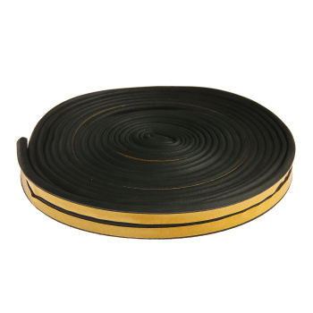 Уплотнитель 10 м TYTAN, 9х5.5 мм, для окон и дверей, профиль P, черный