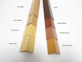 Уголок отделочный ПВХ 10*10 вишня 2,7м РСП *50