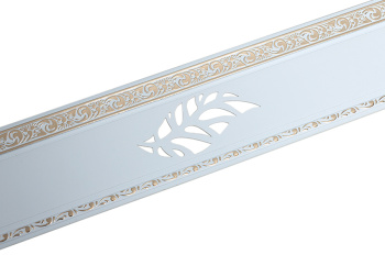 Планка ЛИСТ золото белый 25м в коробке *1