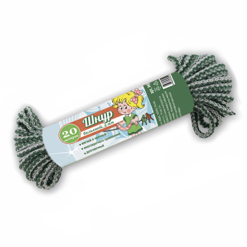 Шнур полипропиленовый d 4мм дл.15м "Бельевой" Цветной MPU2322 "Умничка" *1/80