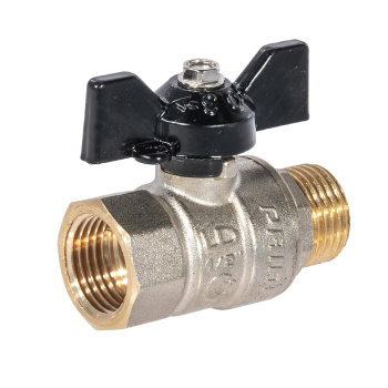 Кран шаровый 1/2" (Ø15) М/П бабочка LD Pride 47.15. (аналог ИА33) *1/30 Кран шаровый 1/2" (Ø15) М/П бабочка LD Pride 47.15. (аналог ИА33) *1/30