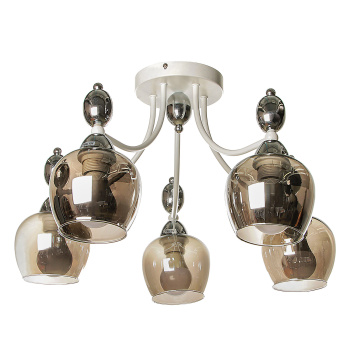 Люстра IL8258-5COU-79 WH CR Е27 60Вт  S=30м2 *1 Люстра IL8258-5COU-79 WH CR Е27 60Вт  S=30м2 *1