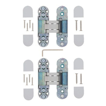 Петля скрытая 110*30-3D-Z-CRM ХРОМ матовый АПЕКС *2/10/100