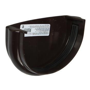 Заглушка желоба 120 мм ТехноНиколь, темно-коричневый Заглушка желоба 120 мм ТехноНиколь, темно-коричневый