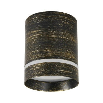 Светильник накладной (спот) GWL-GX53-M-IP20 Башня Черненое золото с бок. рассеивателем 661349*1/50
