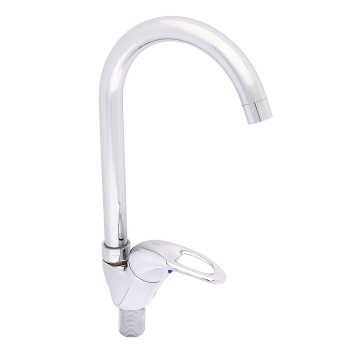 Смеситель для кухни ЦС-СМ 27/2г Н220мм D35 М43 без шлангов, высокий излив (Подольск) *1/10